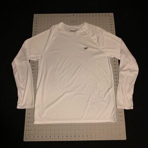 Speedo. UV Sun/Swim Long Sleeve Shirt. Size Large. White Color.